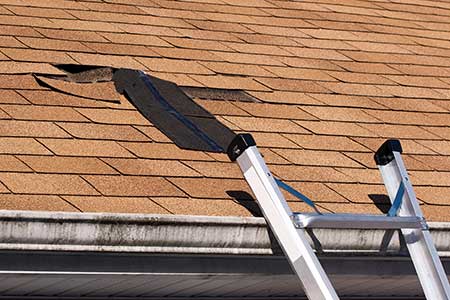 Weather Damage Roof Insurance Claim